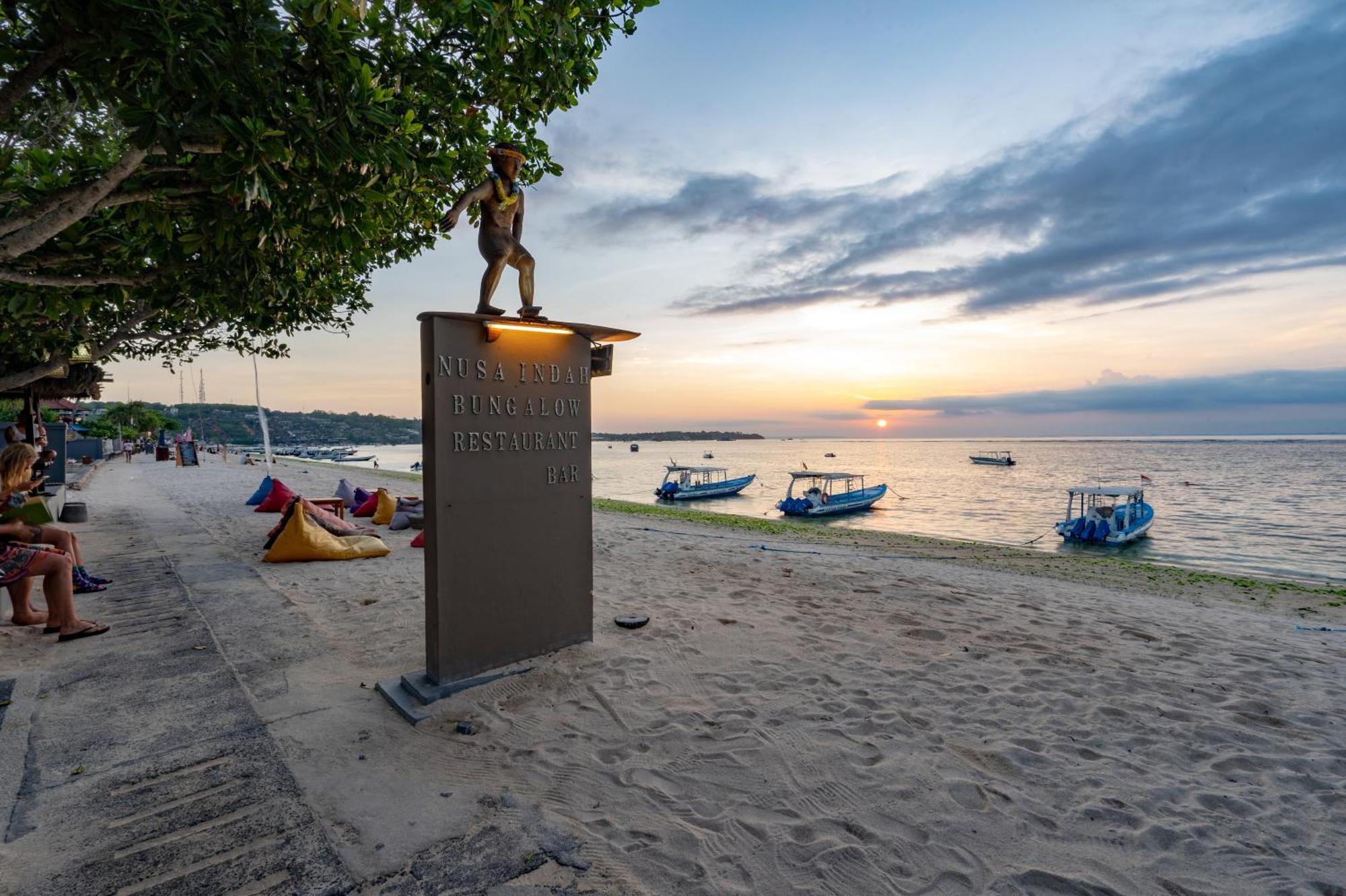 Nusa Indah Bungalow นูซาเลมโบงัน ภายนอก รูปภาพ